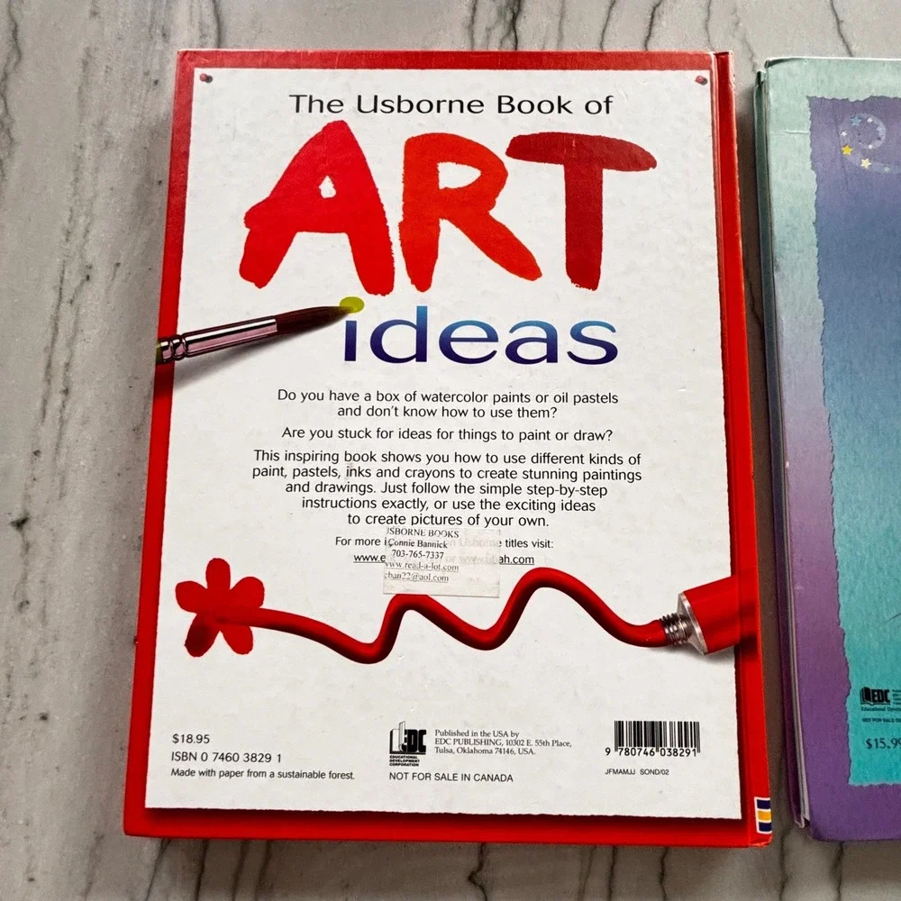Usborne Book of Art Ideas and 100 Science Experiments Kids‎ Activity Book Set